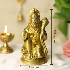 Lord Hanuman Brass Idol