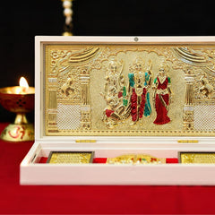 Divine Ram Darbar Pocket Temple - Gold Plated