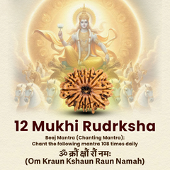 12 Mukhi Lab Tested Certified Rudraksha
