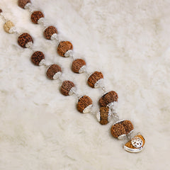 1–14 Mukhi Rudraksha Mala – Nepal Origin | With Ganesh Mukhi & Gaurishankar