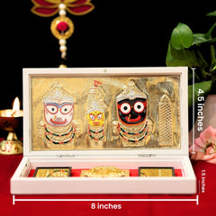 Divine Jagannath Pocket Temple - Gold Plated