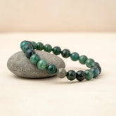 Moss Agate Stone Bracelet