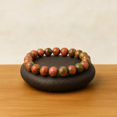 Unakite Stone Bracelet