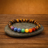 Tiger Eye Chakra Bracelet