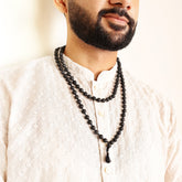 Lava Stone Jaap Mala – 108 Natural Beads