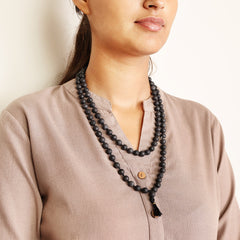Lava Stone Jaap Mala – 108 Natural Beads