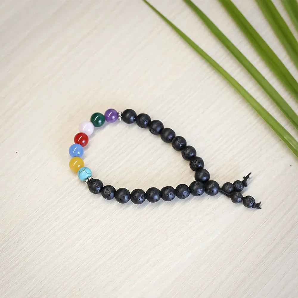 Lava Stone 7 Chakras