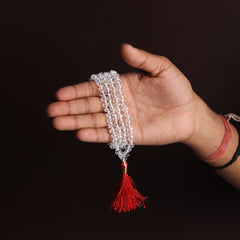 Sphatik Mala (Diamond Cut) 108 Beads