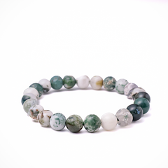 Tree Agate Stone Bracelet