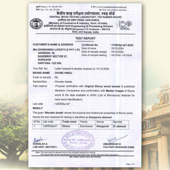 Original Karungali Malai with Silver cap 54-Beads & Karungali Malai Bracelet Combo with Govt. Certification