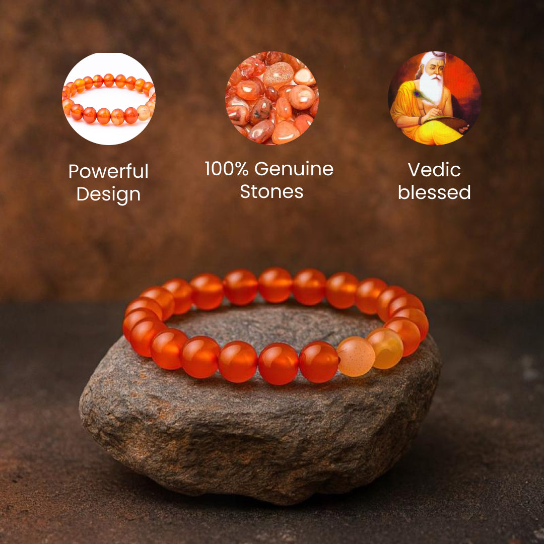 Carnelian Stone Bracelet