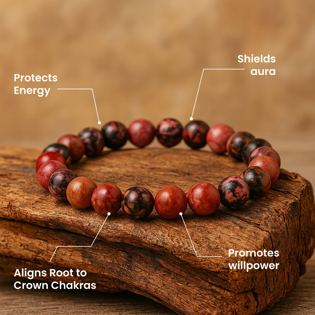 Rhodonite Stone Bracelet