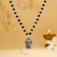 Silver Capped Lord Murugan Pendant