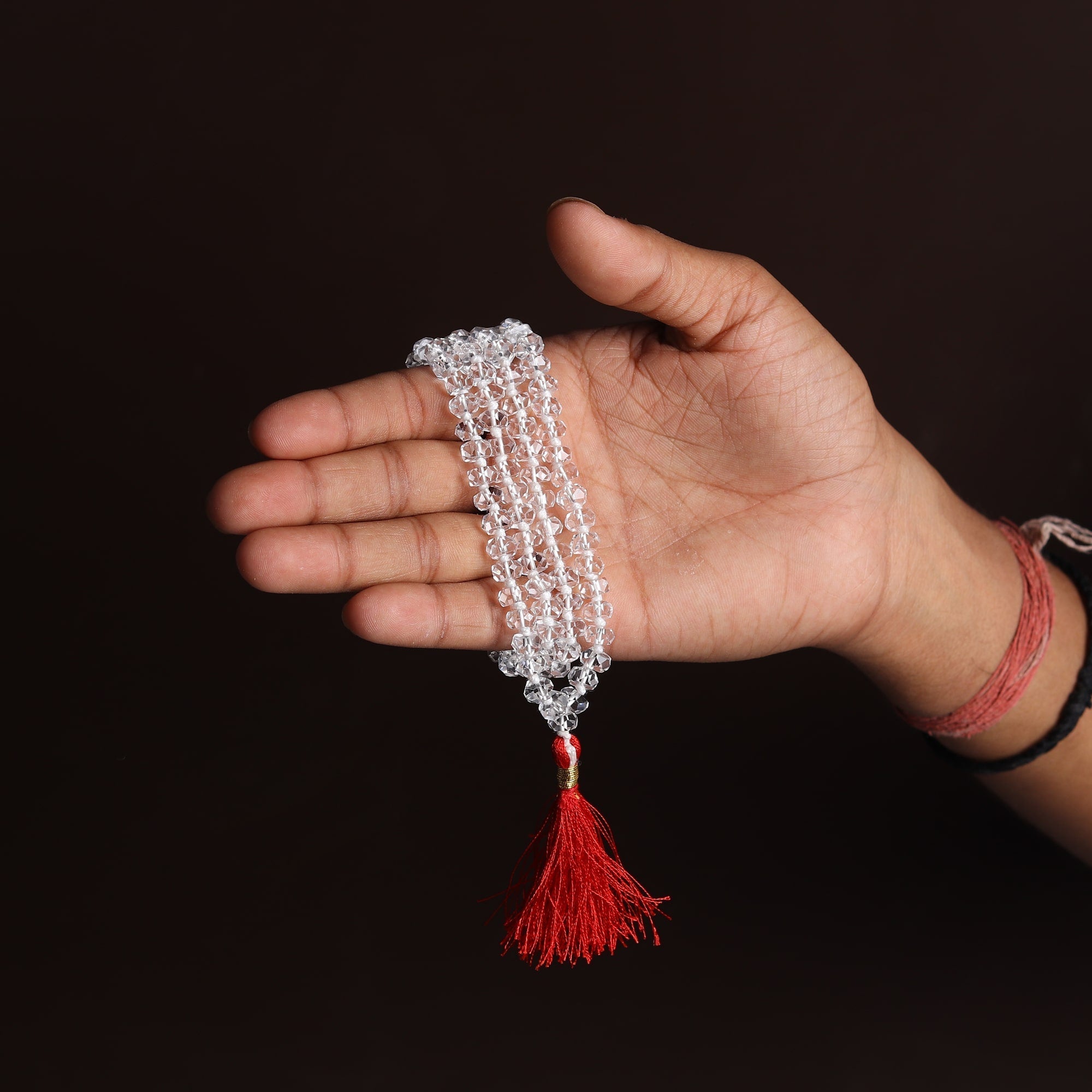 Sphatik Mala (Diamond Cut) 108 Beads