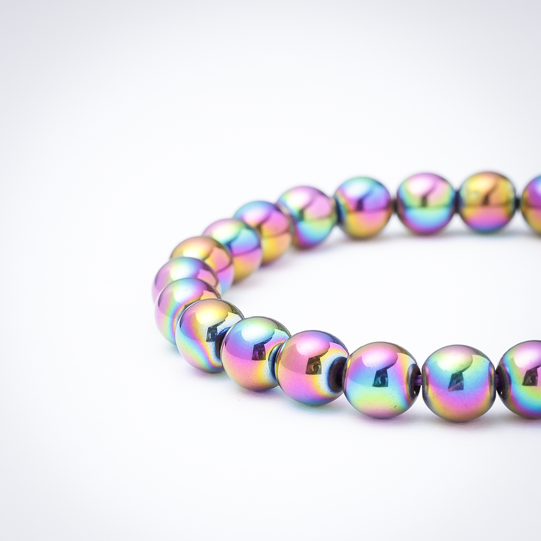 Hematite Aura Stone Bracelet