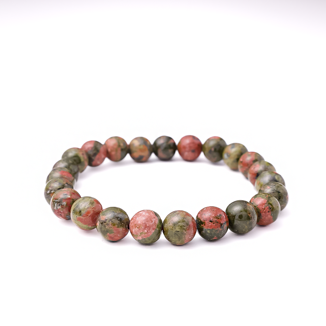 Unakite Stone Bracelet
