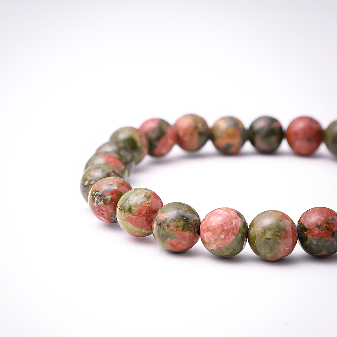 Unakite Stone Bracelet