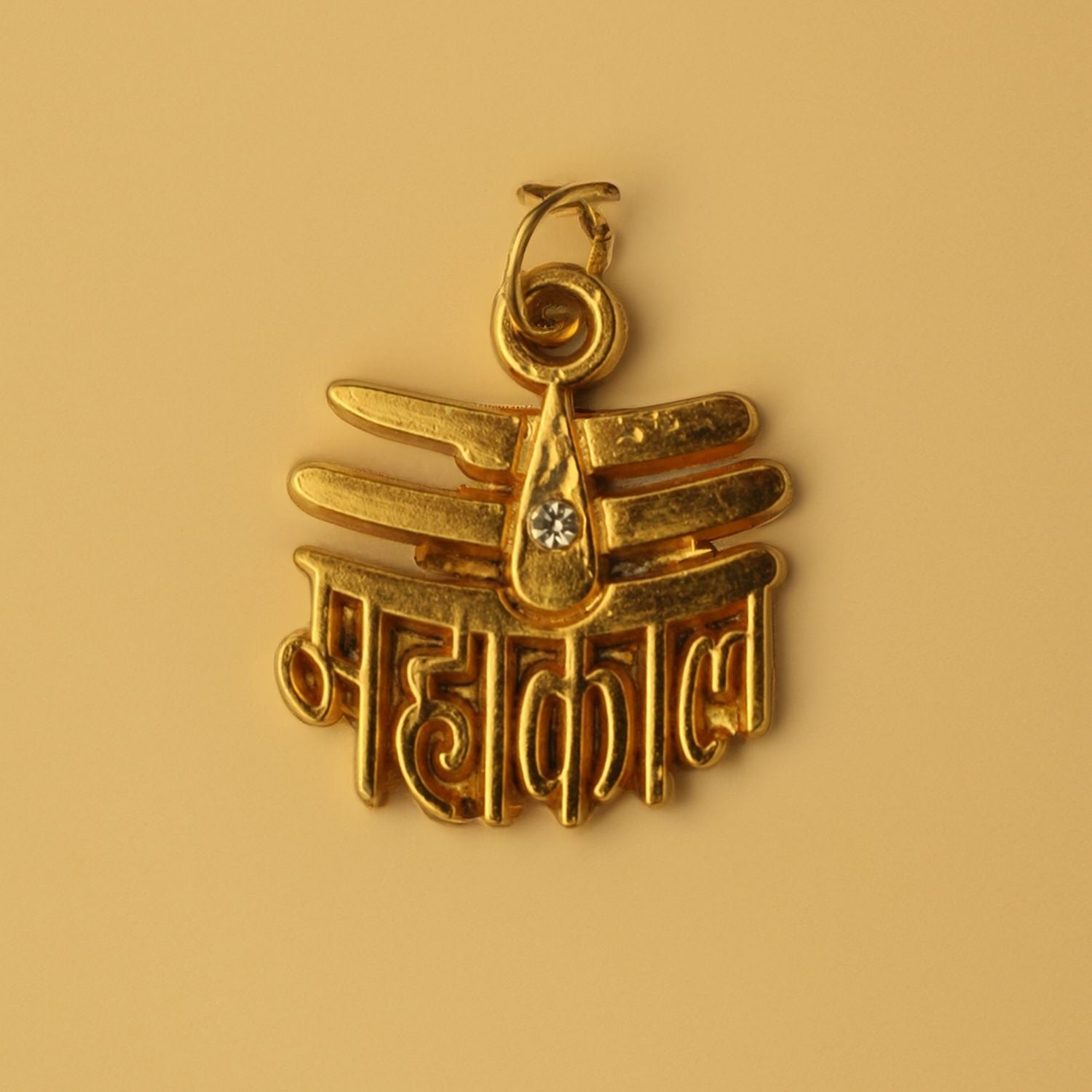 Gold Plated Rudraksha Mahakaal Necklace