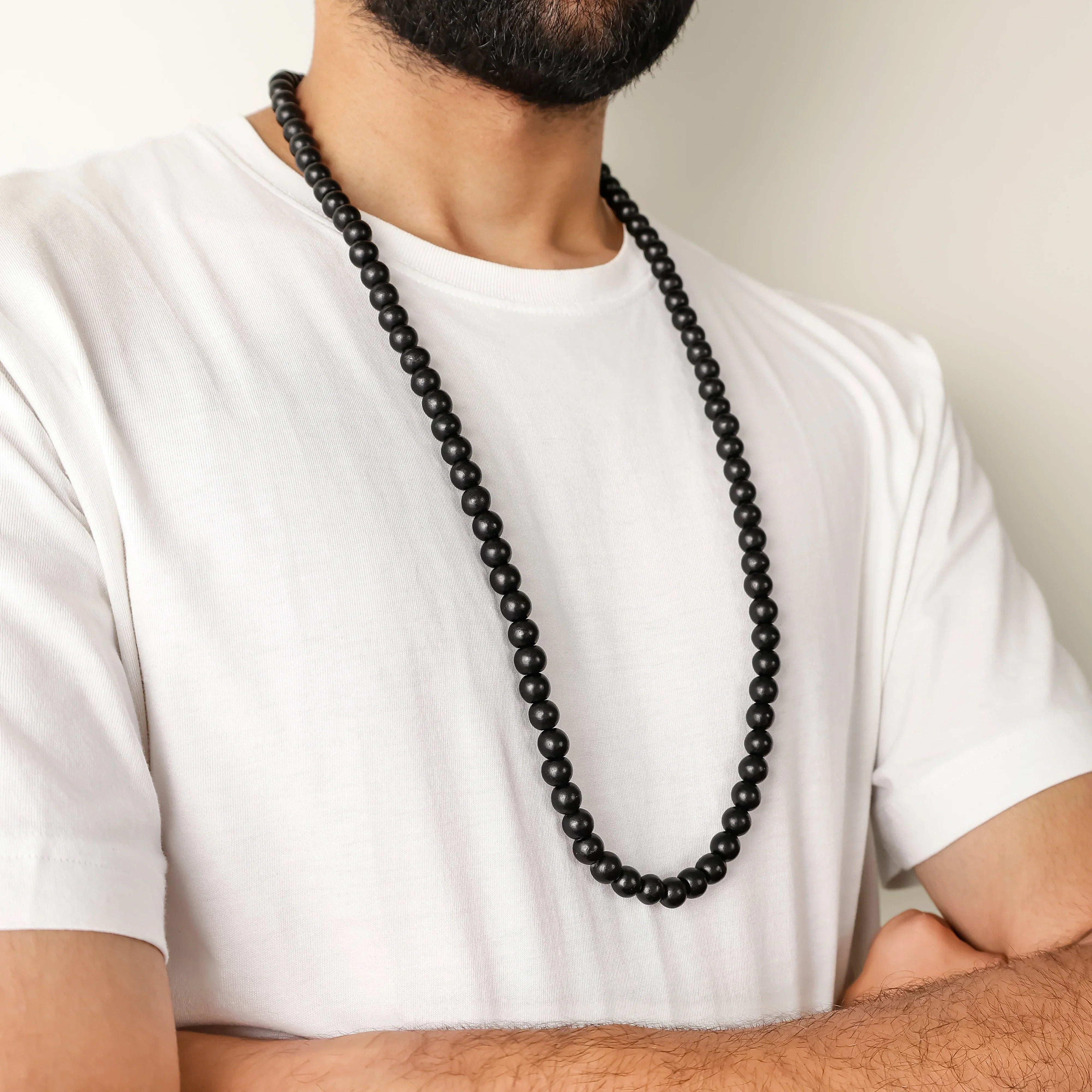 Original Karungali Malai 108-Beads Ebony Wood with Govt. Certified